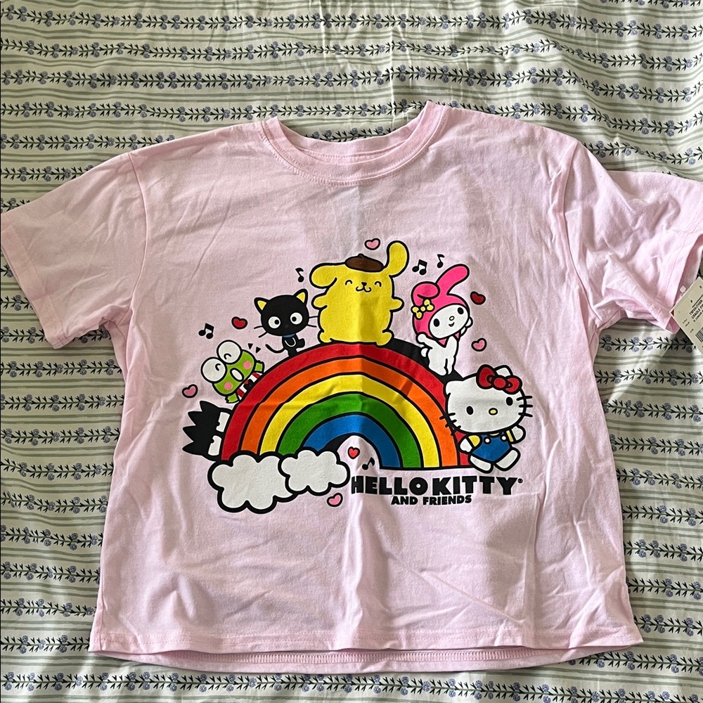 Hello Kitty & Friends Rainbow Pink Tee